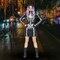 Stylish Holographic Skeleton Costume for Halloween Parties and Cosplay Events